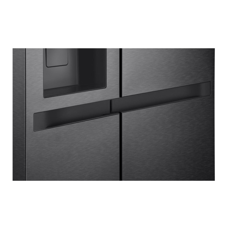 LG NatureFRESH 641 Litre Side-by-Side American Fridge Freezer - Black - Image 8