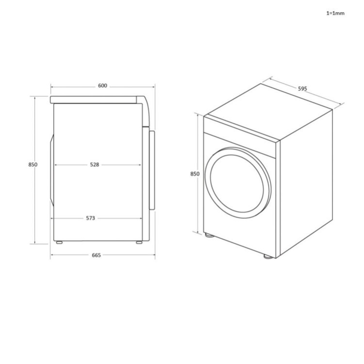 Haier 939 Series 3 9kg Heat Pump Tumble Dryer - A++ Rated, Reverse Action - White - Image 10