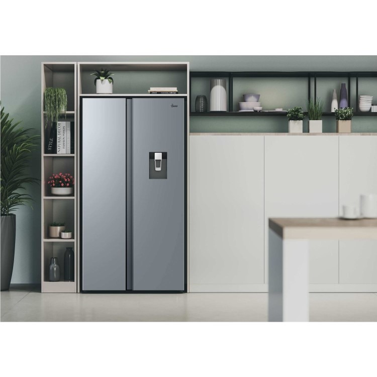 Hoover 523 Litre Side-by-Side American Fridge Freezer - Inox - Image 6