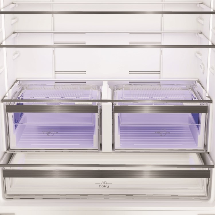 Hotpoint 572 Litre Four Door American Fridge Freezer - Inox - Image 5