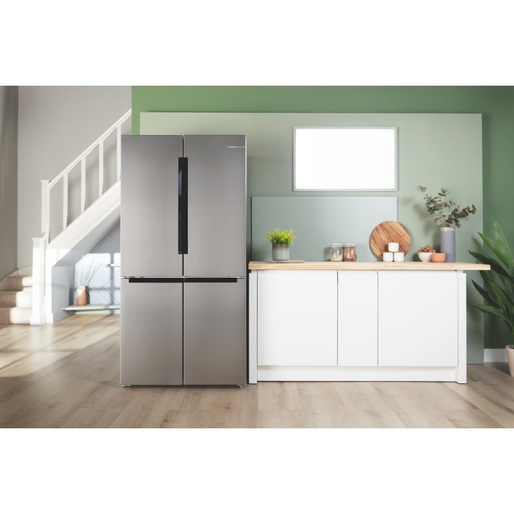 Refurbished Bosch Series 4 KFN96VPEAG 605 Litre Frost Free American Fridge Freezer Stainless Steel - Image 7