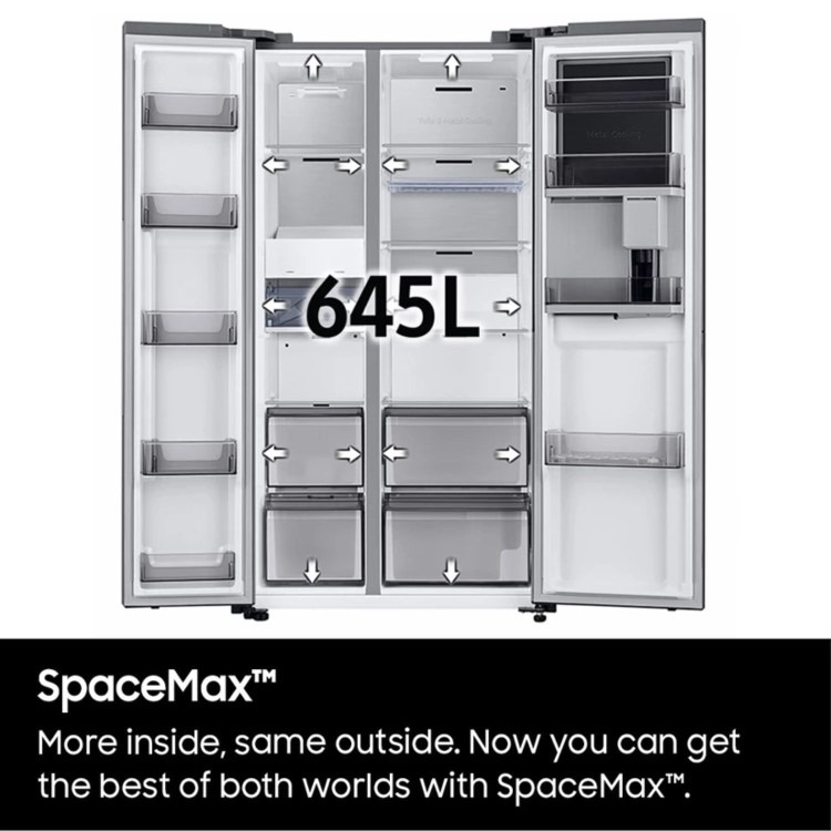 Refurbished Samsung Series 7 RS68CG882ES9EU 634 Litre American Frost Free Fridge Freezer Stainless Steel - Image 8