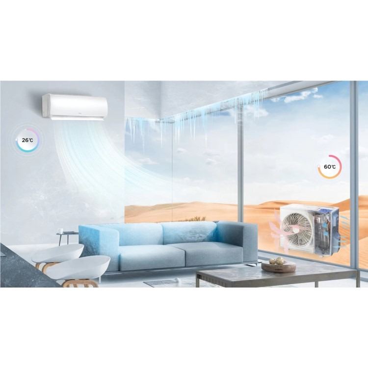 TCL 12000 BTU Smart A++ Wall Mounted Split Air Conditioner with Heat Pump - Image 8