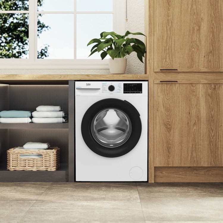 Beko IronFast RecycledTub® 8kg 1400rpm Washing Machine - White - Image 5