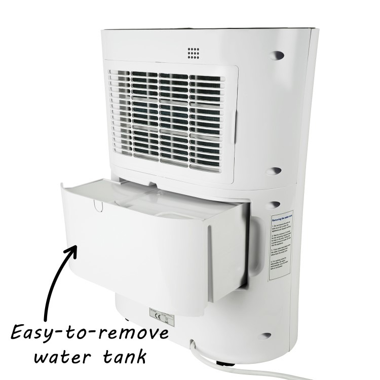 Refurbished electriQ 12 Litre Dehumidifier with Digital Humidistat and Air Purifier - Image 6