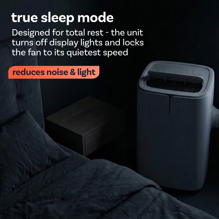 electriQ EcoPlus 10000 BTU A+ Low Energy Smart Quiet Portable AC & Heater - Image 9