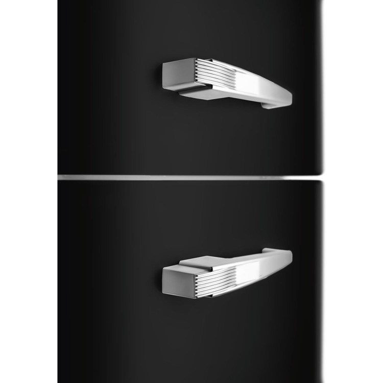 Smeg 331 Litre Fifties Style Right Hand Hinge 70/30 Fridge Freezer - Black - Image 9