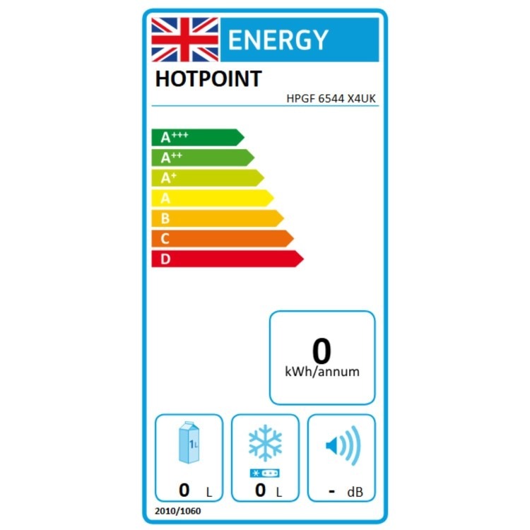 Hotpoint 572 Litre Four Door American Fridge Freezer - Inox - Image 6