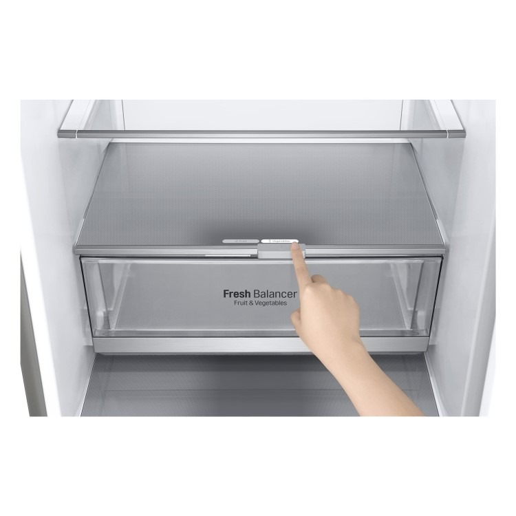 Refurbished LG GBB92STAXP Freestanding 384 Litre 70/30 Frost Free Fridge Freezer Stainless Steel - Image 10