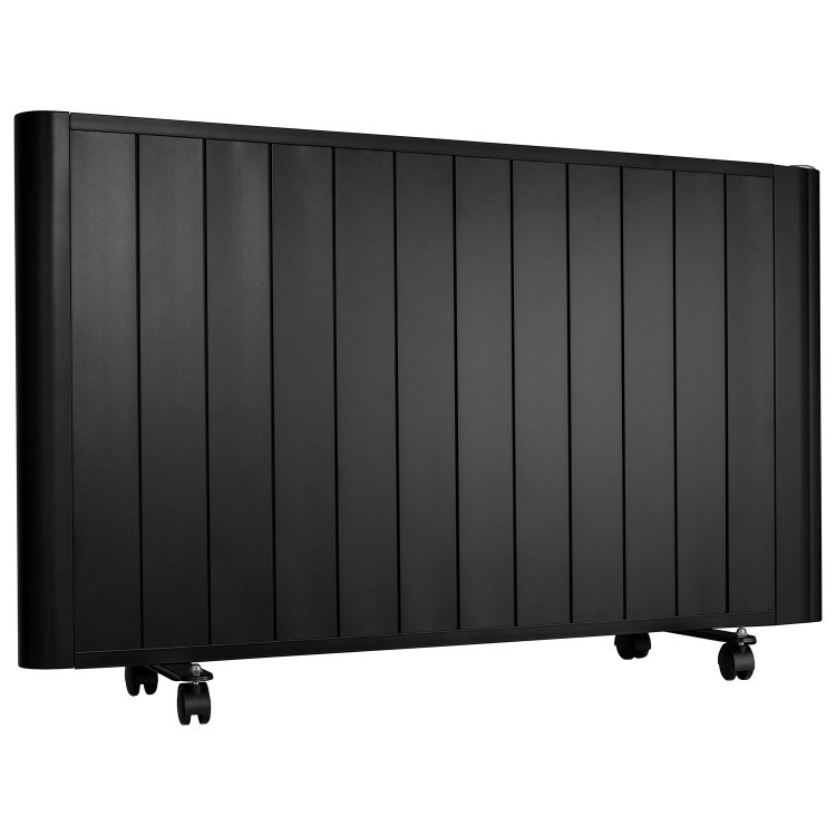 electriQ 2000W Smart Aluminium Electric Designer Radiator Sleek Black Wall Mounted - Energy Efficient Panel Heater - Image 10