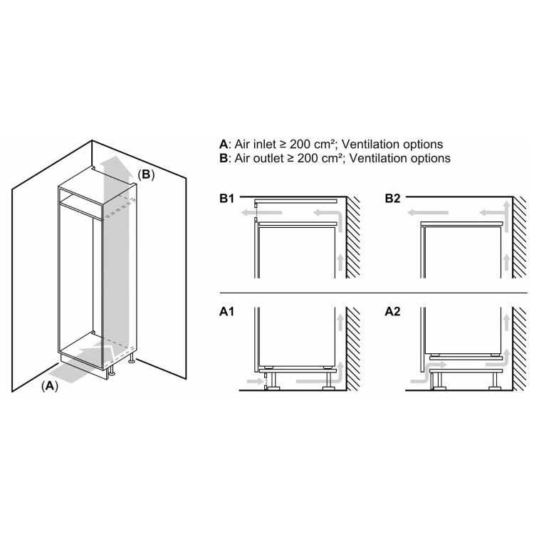 Bosch Series 2 249 Litre 50/50 Integrated Fridge Freezer - Image 10