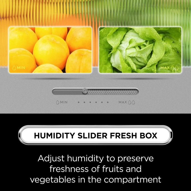 TCL 605 Litre Free Built-In Side-by-Side American Fridge Freezer - Stainless Steel - Image 10