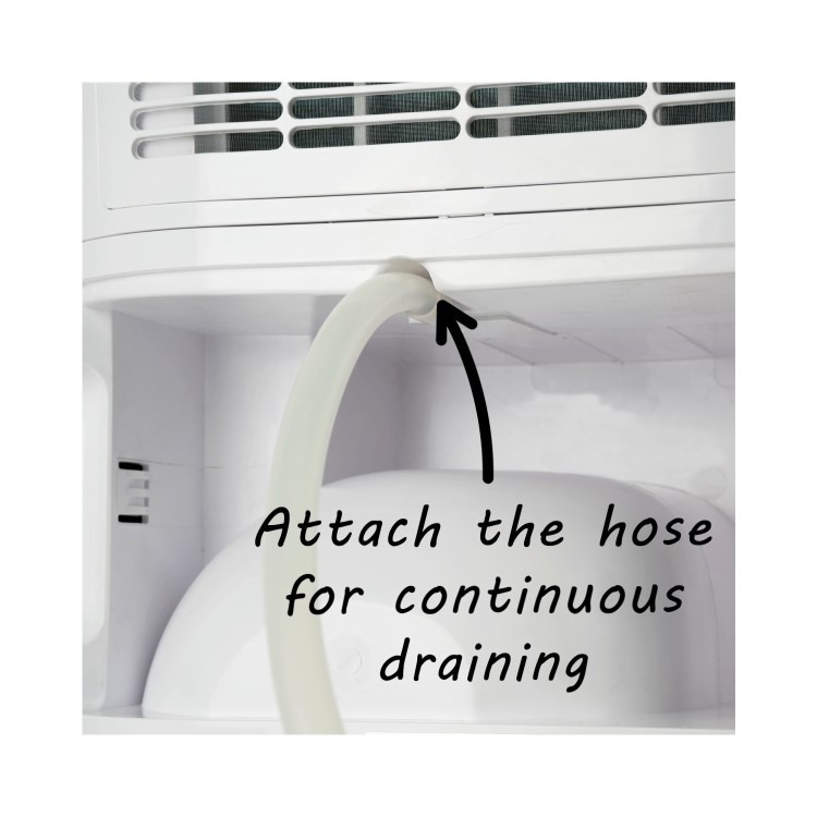 Refurbished electriQ 12 Litre Dehumidifier with Digital Humidistat and Air Purifier - Image 8