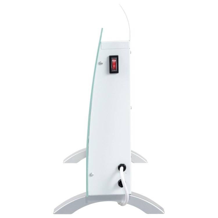 electriQ 2000W Smart Curved Designer Glass Panel Heater - Wall Mountable & Bathroom Safe - White - Image 10