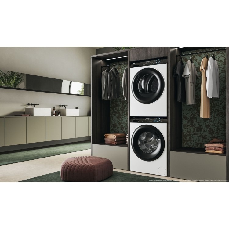 Haier 939 Series 3 9kg Heat Pump Tumble Dryer - A++ Rated, Reverse Action - White - Image 9