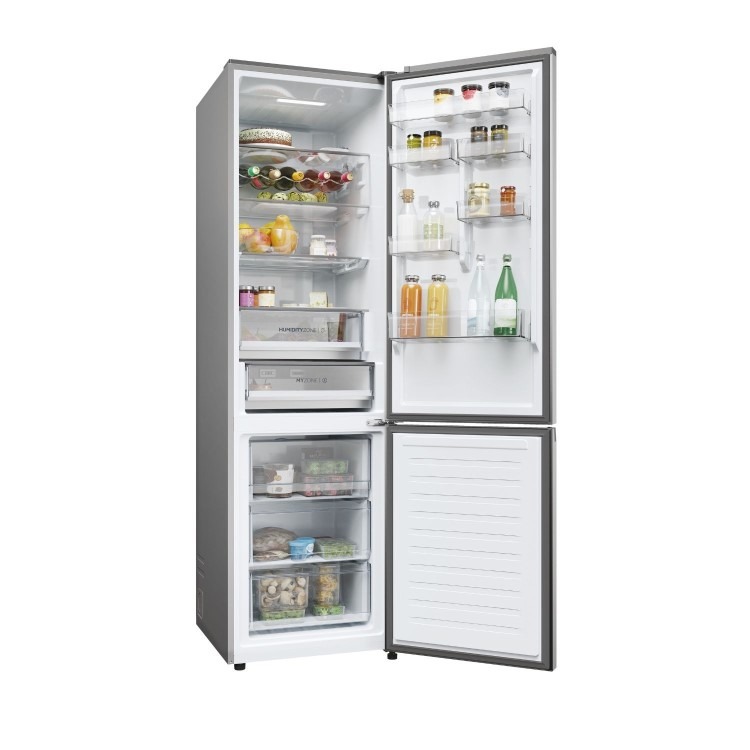 Refurbished Haier Series 5 HDPW5620DNPK Freestanding 406 Litre 70/30 Frost Free Fridge Freezer Silver - Image 5