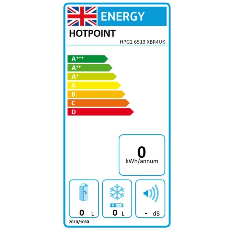 Hotpoint 510 Litre French Style American Fridge Freezer - Inox - Image 9