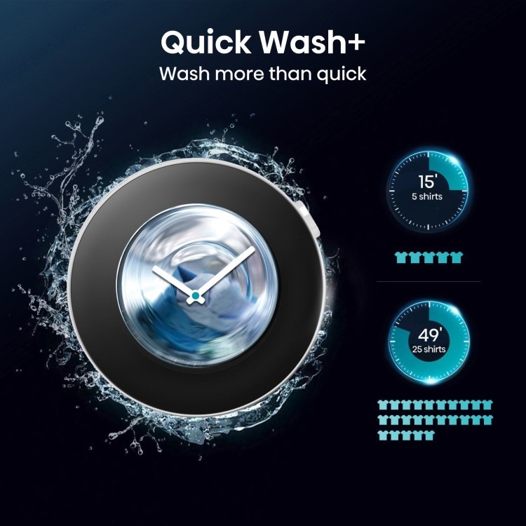 Hisense 5S Series 10kg 1400rpm Washing Machine - White - Image 10