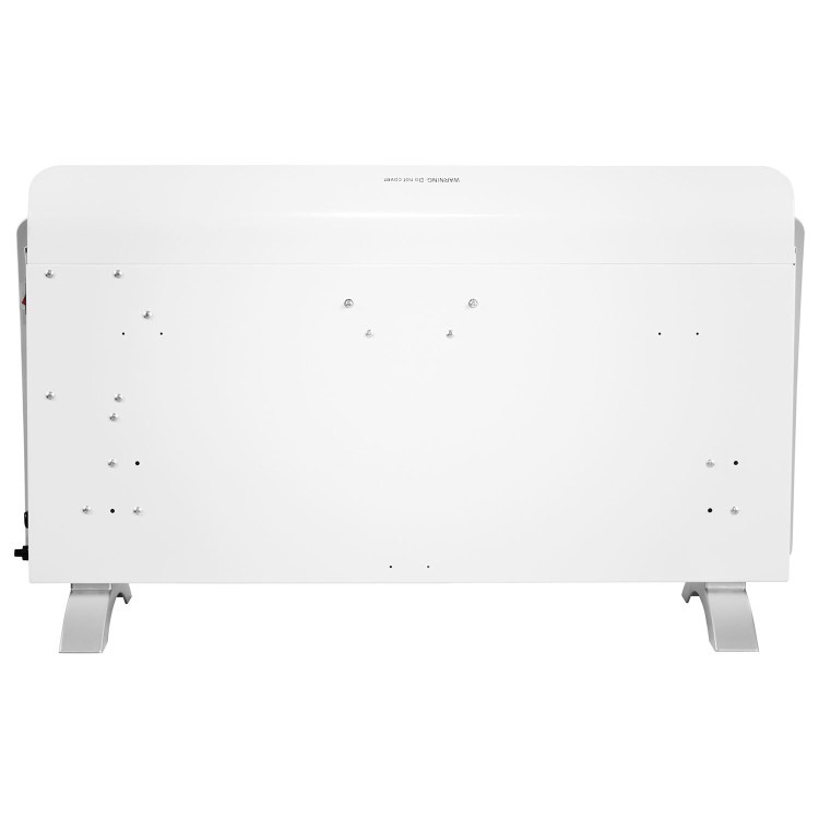 electriQ 2000W Smart Curved Designer Glass Panel Heater - Wall Mountable & Bathroom Safe - White - Image 11