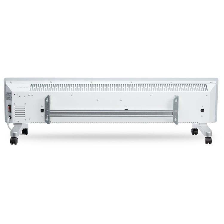 electriQ 750W Smart Slim Gloss White Glass Panel Heater Wall Mounted or Skirting Fitted Bathroom Safe Energy Efficient - Image 9