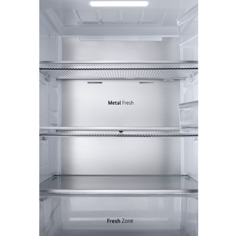 LG InstaView™ 349 Litre 60/40 Fridge Freezer - Black - Image 11