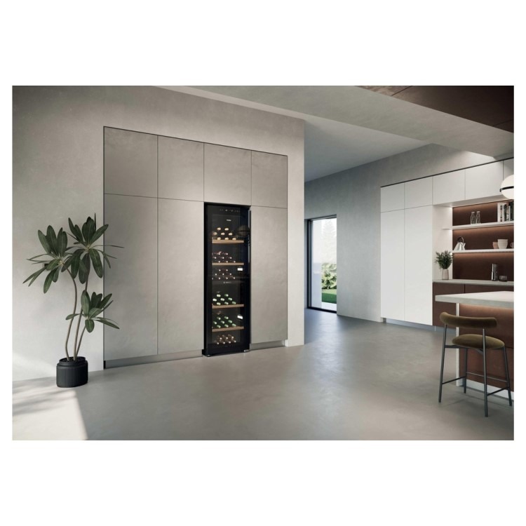 Haier 201 Bottle Capacity Dual Zone Freestanding Wine Cooler - Black - Image 11