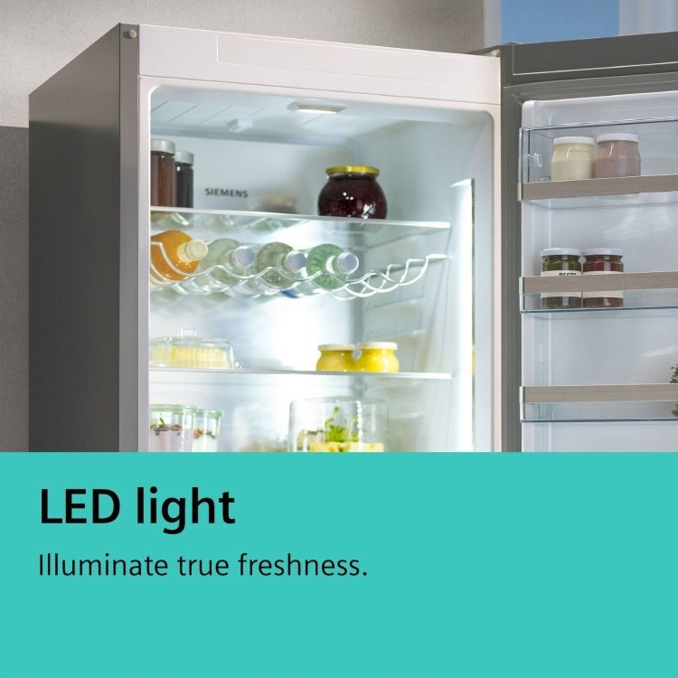 Siemens iQ300 363 Litre 60/40 Freestanding Fridge Freezer - Stainless Steel - Image 13