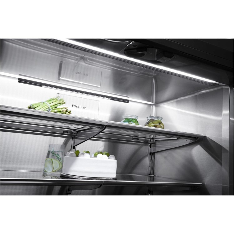 Refurbished LG LSR100 Freestanding 643 Litre 60/40 Frost Free American Fridge Freezer Stainless Steel - Image 10