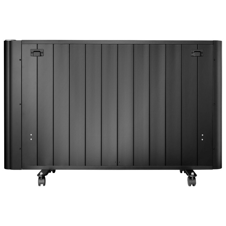electriQ 2000W Smart Aluminium Electric Designer Radiator Sleek Black Wall Mounted - Energy Efficient Panel Heater - Image 11