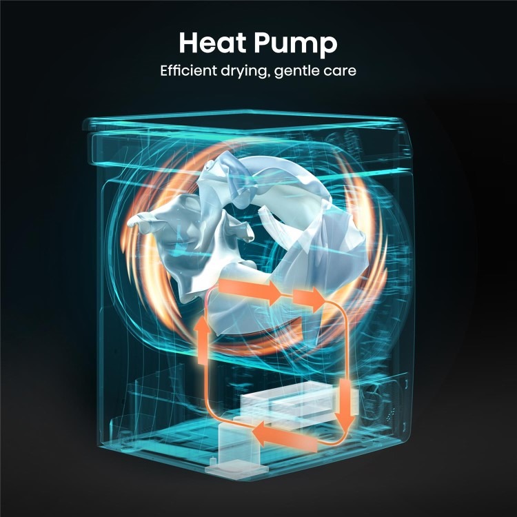 Hisense 1Q Series 8kg Heat Pump Tumble Dryer - White - Image 13