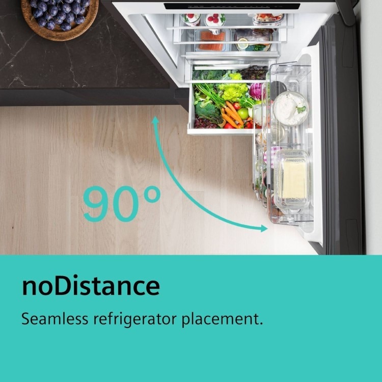 Siemens iQ300 363 Litre 60/40 Freestanding Fridge Freezer - Stainless Steel - Image 11