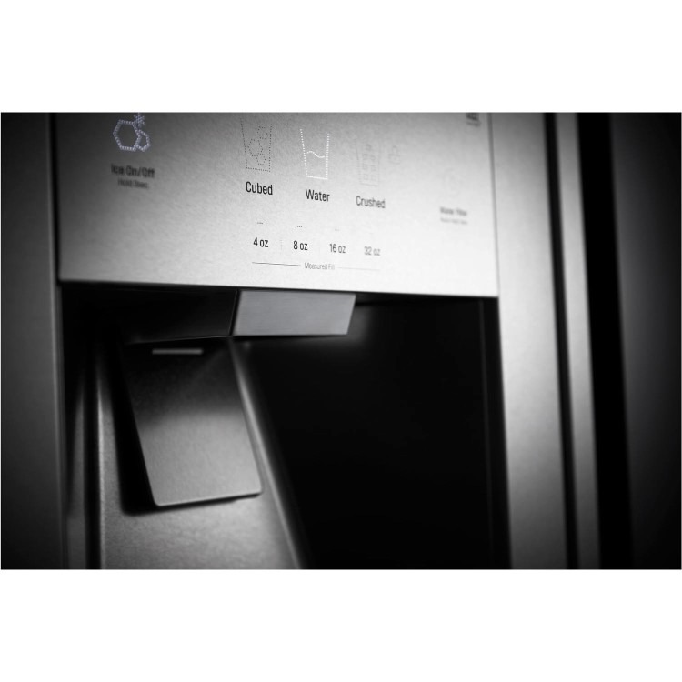 Refurbished LG LSR100 Freestanding 643 Litre 60/40 Frost Free American Fridge Freezer Stainless Steel - Image 11