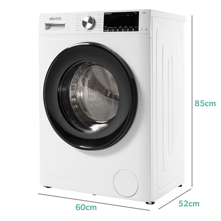 electriQ 8kg 1400rpm Washing Machine - White - Image 13