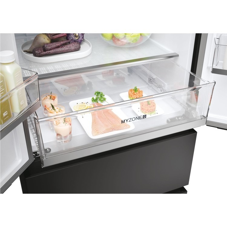 Haier FD 70 Series 5 444 Litre French Style American Fridge Freezer - Black - Image 13