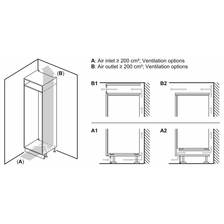 Bosch Series 2 260 Litre 60/40 Integrated Fridge Freezer - Image 13