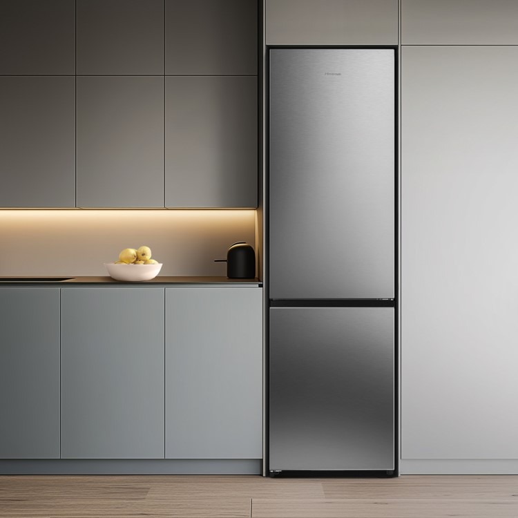 Hisense 336 Litre 60/40 Freestanding Fridge Freezer - Stainless Steel - Image 14