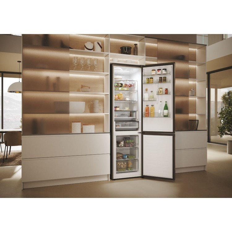 Haier 2D 60 Series 5 409 Litre 60/40 Freestanding Fridge Freezer - Dark Inox - Image 15