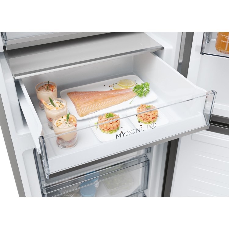 Refurbished Haier Series 5 HDPW5620DNPK Freestanding 406 Litre 70/30 Frost Free Fridge Freezer Silver - Image 10