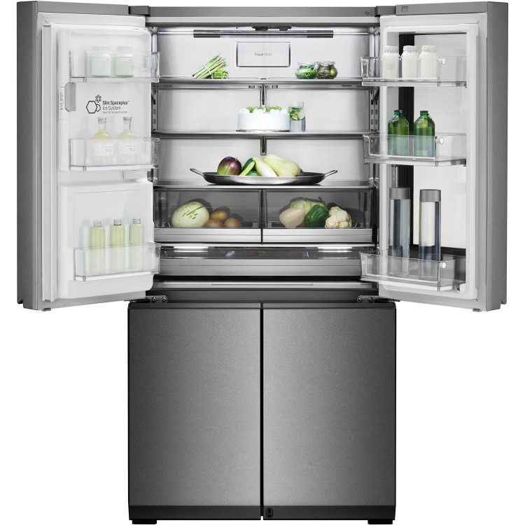 Refurbished LG LSR100 Freestanding 643 Litre 60/40 Frost Free American Fridge Freezer Stainless Steel - Image 15