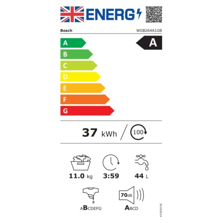 Bosch Series 8 11kg 1400rpm Washing Machine - White - Image 18