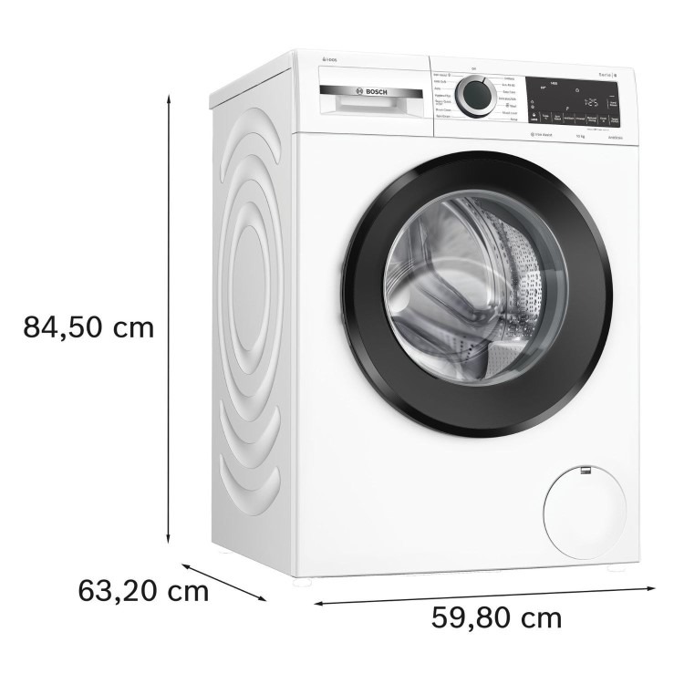 Bosch Series 6 10kg 1400rpm Washing Machine - White - Image 17