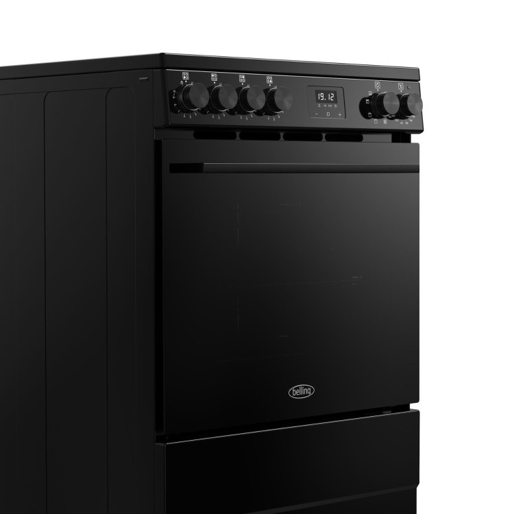 Belling Vision 60cm Electric Cooker with Induction Hob - Black - Image 4