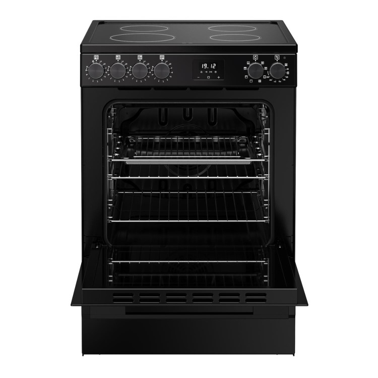 Belling Vision 60cm Electric Cooker with Induction Hob - Black - Image 5