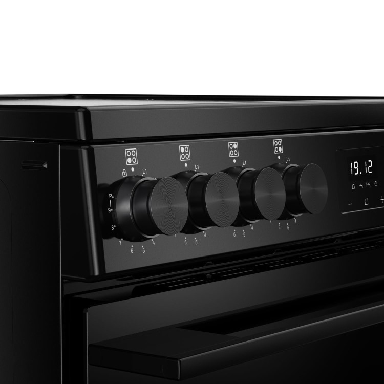 Belling Vision 60cm Electric Cooker with Induction Hob - Black - Image 7