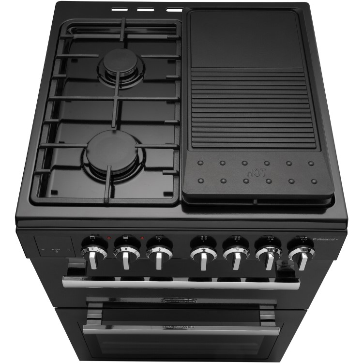 Rangemaster Professional Plus 60cm Dual Fuel Cooker - Black - Image 5