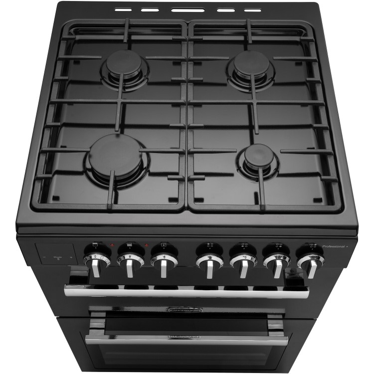 Rangemaster Professional Plus 60cm Dual Fuel Cooker - Black - Image 7