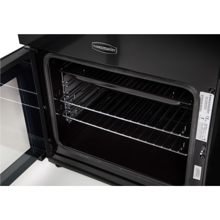 Rangemaster Professional Plus 60cm Dual Fuel Cooker - Black - Image 8