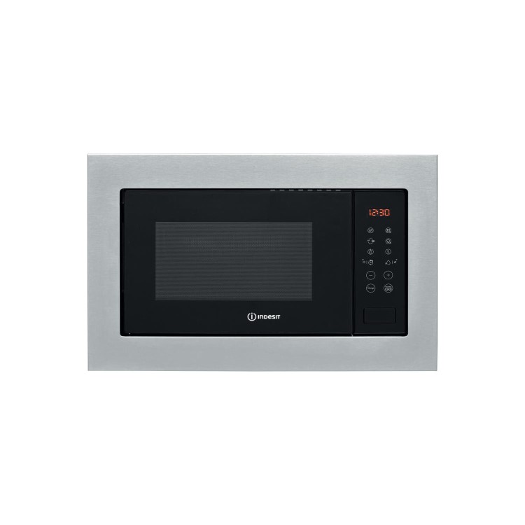Indesit Built-In 900W Microwave with Grill - Stainless Steel - Image 2