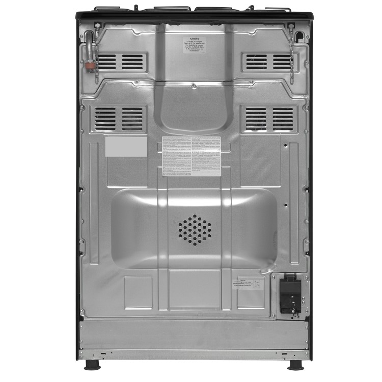 electriQ 60cm Dual Fuel Cooker - Black - Image 6