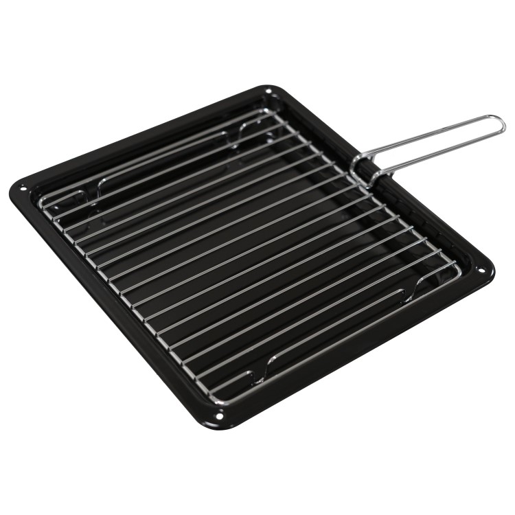 electriQ 60cm Dual Fuel Cooker - Black - Image 7